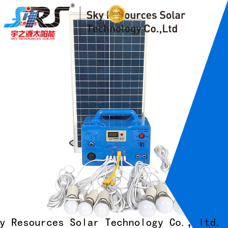 SRS install solar power system portable apply for house