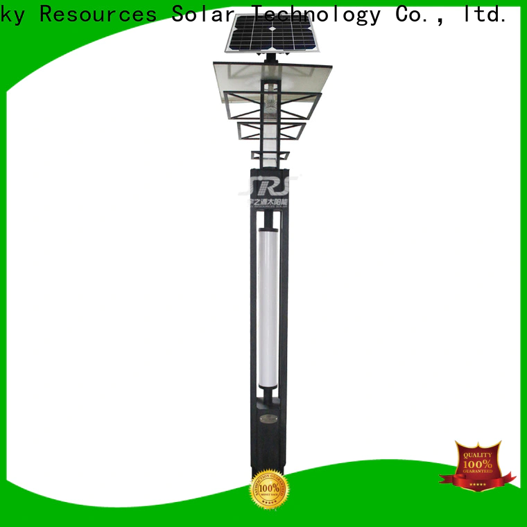 SRS smart cheap solar garden lights make in China for shady areas