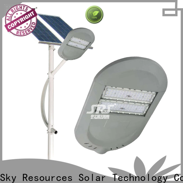 SRS 50w single arm solar street light manufaturer for outside