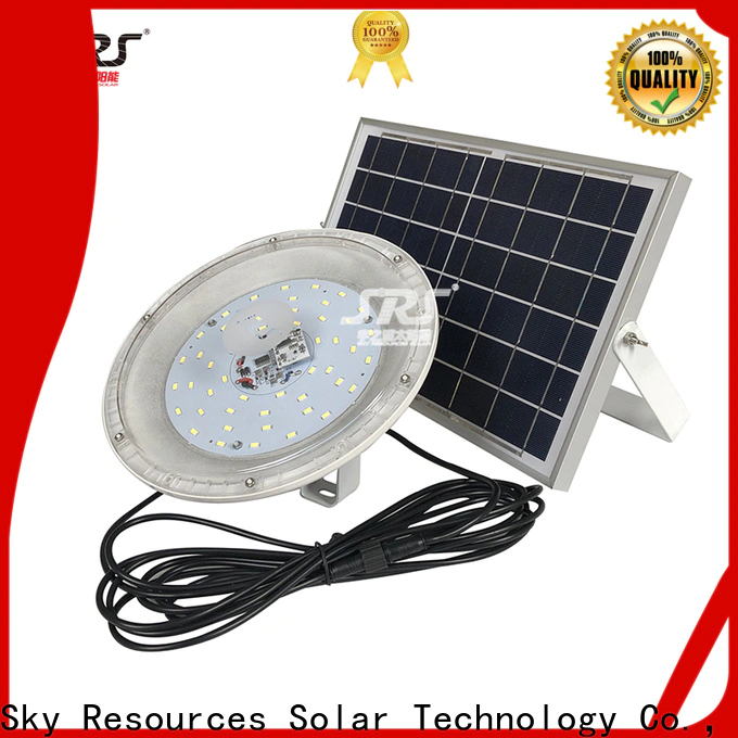 SRS advantages of commercial solar powered flood lights with good price for home use