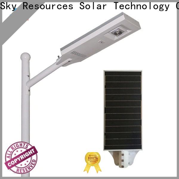 SRS automatic solar panel outdoor lights with remote for public lighting