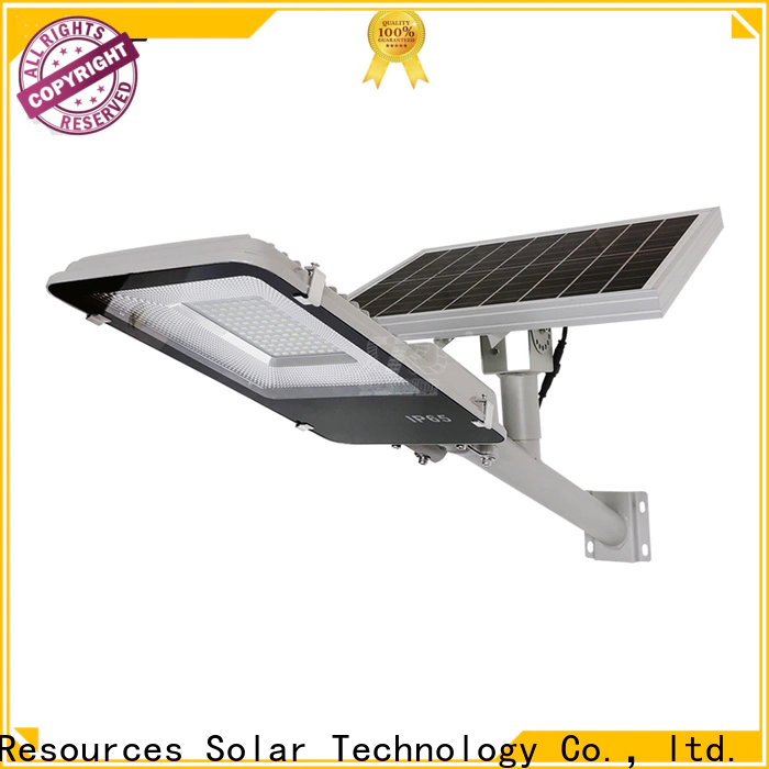 SRS install solar led street light suppliers with battery for fence post