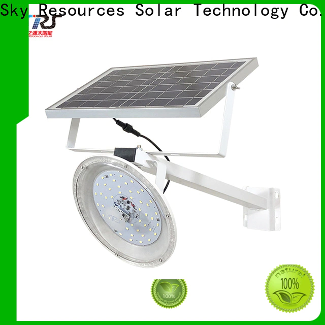 SRS aluminum solar compound lights with battery for fence post