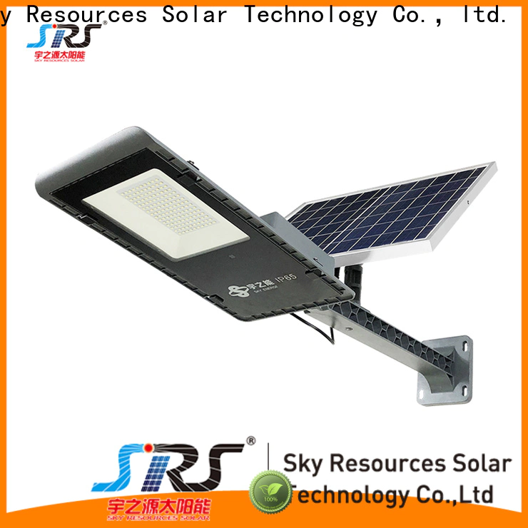 SRS cheap portable solar parking lot lights specification for fence post