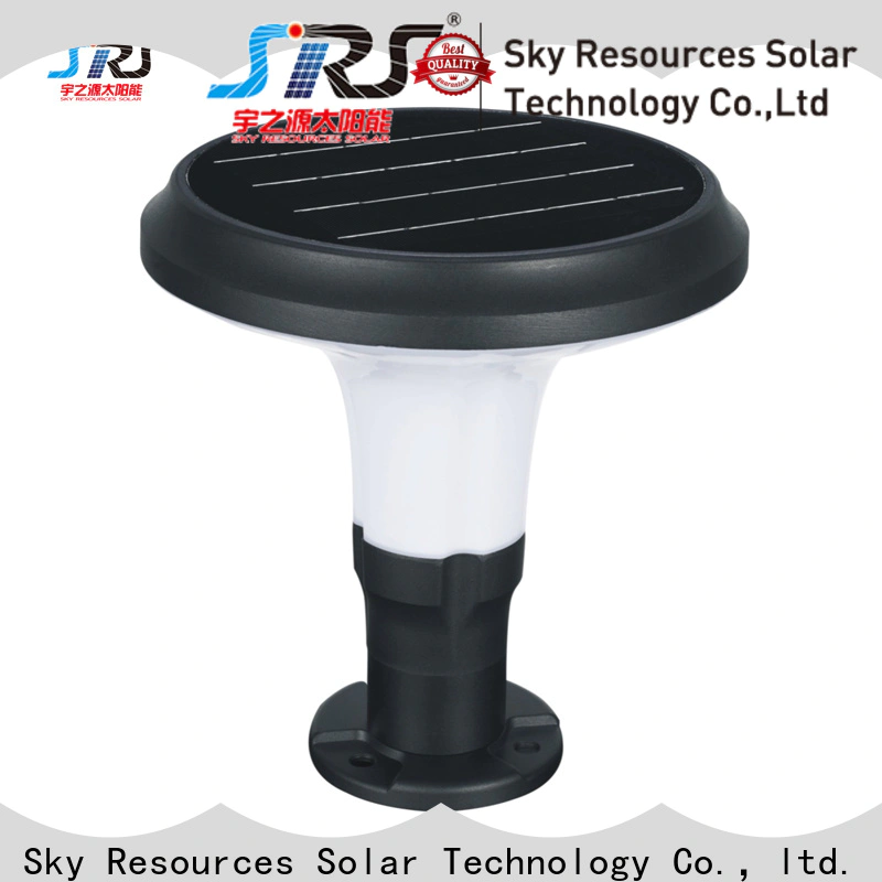 SRS Wholesale solar powered outdoor post lights company for school