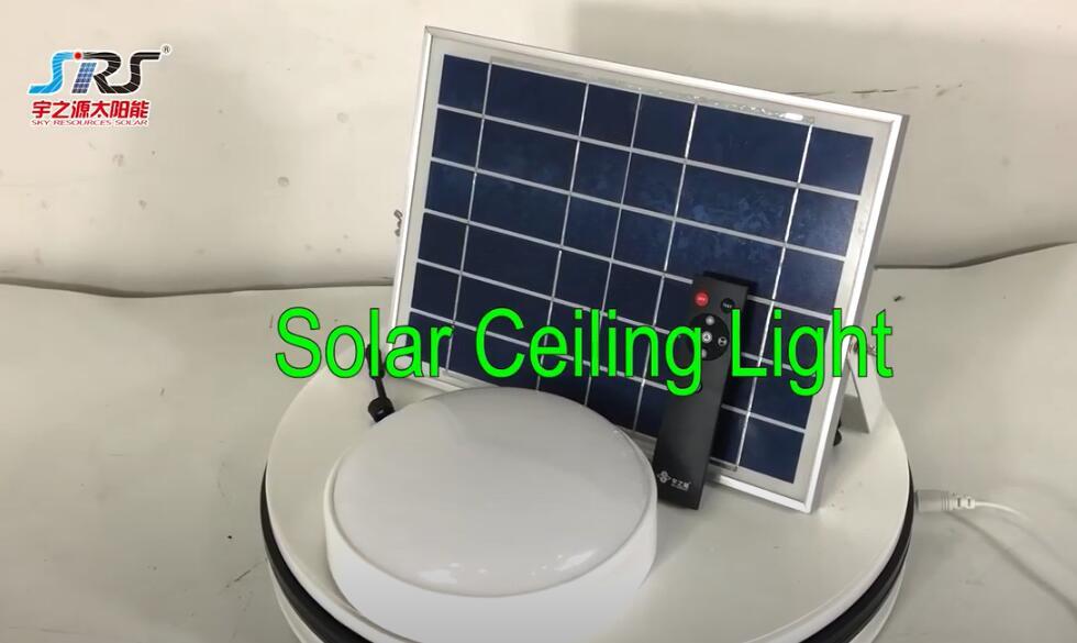 Remote Control Solar Power Ceiling Light 40W