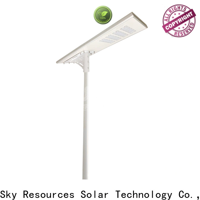SRS smart stand alone solar street light components for public lighting