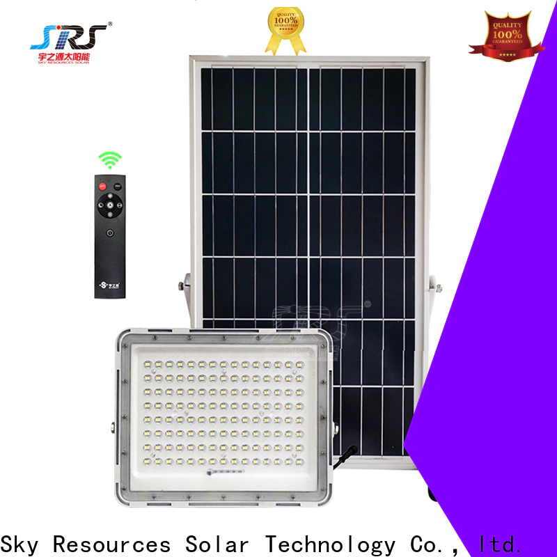 advantages of solar flood light with remote control ourdoor customized for home use