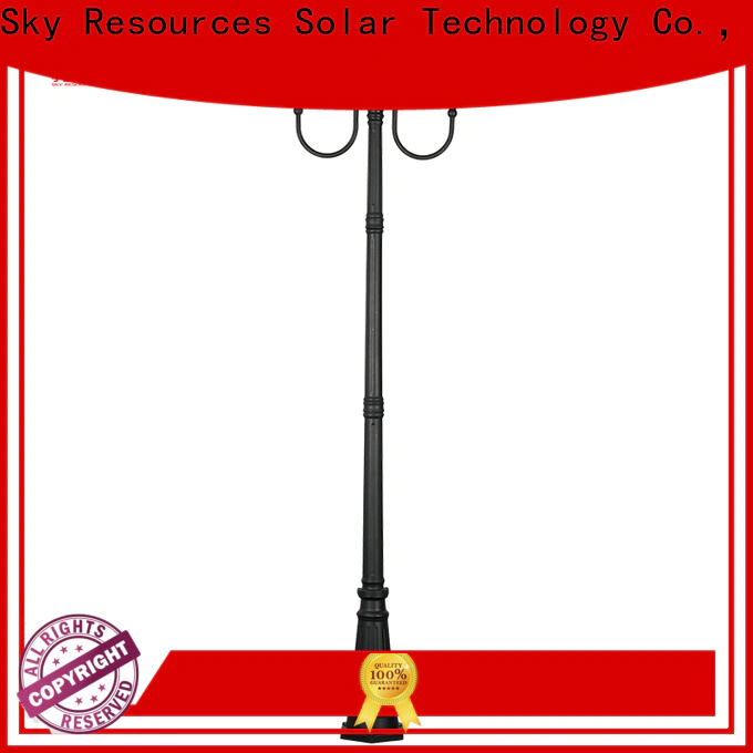 SRS led outdoor solar garden lights products for shady areas