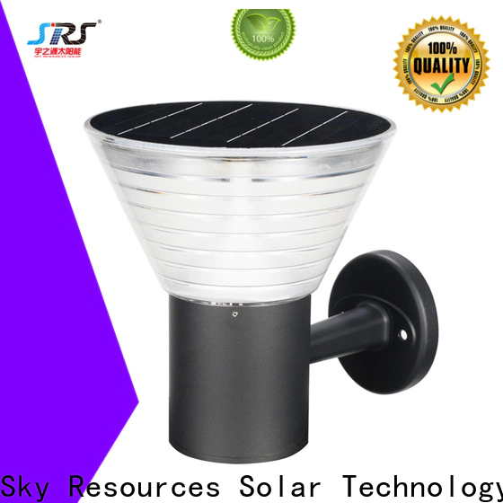 SRS wall solar fence wall lights company for house