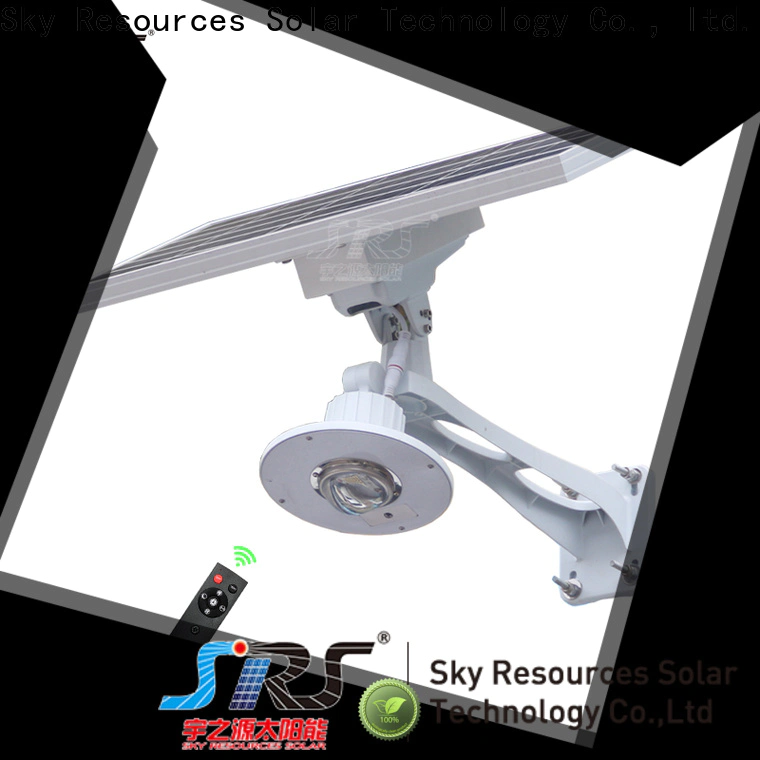 SRS bright integrated solar led street light specification for flagpole