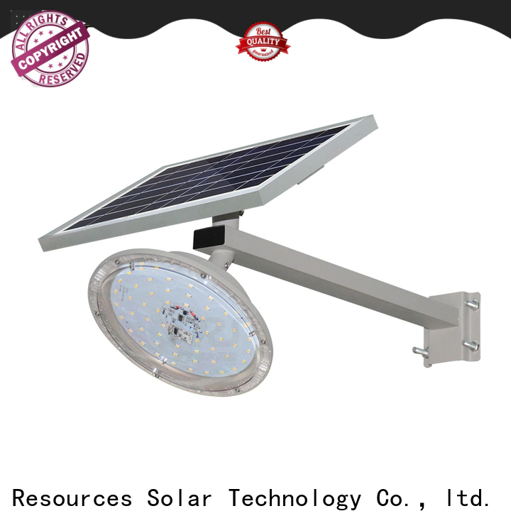SRS install solar powered led street light with intensity control with battery for flagpole