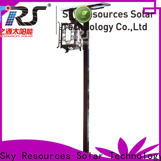 SRS steel garden solar panels supply for posts