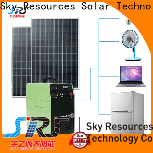 SRS New portable solar lighting system factory