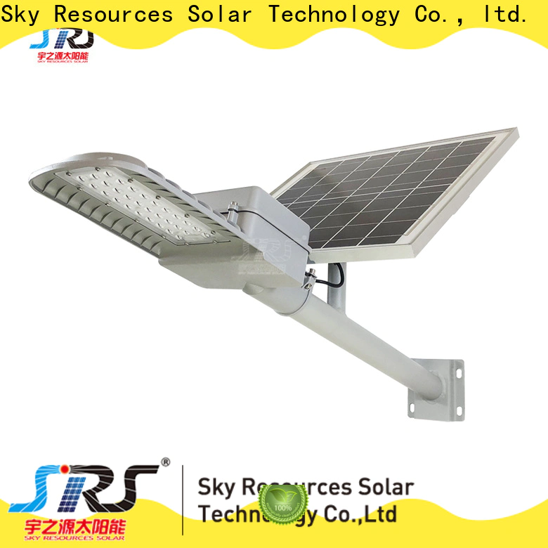 SRS Best solar street light set manufacturers for flagpole