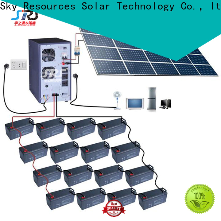 SRS lighting best solar system for home factory for home