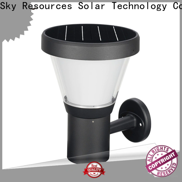 SRS Top solar panel outdoor wall lights supply for school