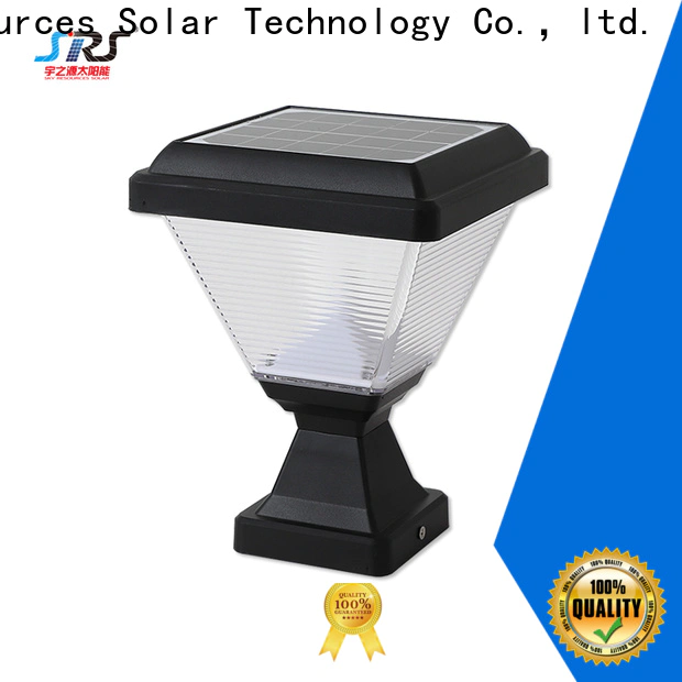 Latest solar pillar lamp double company for home use