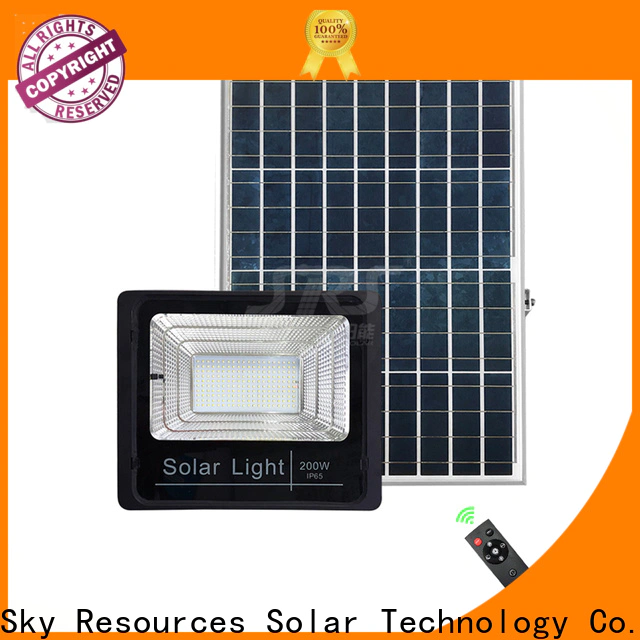 SRS New wireless solar flood lights manufacturers for village