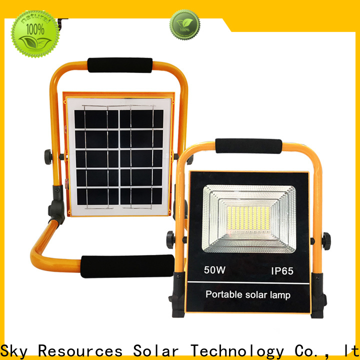 SRS 50w solar led sensor floodlight company for home use