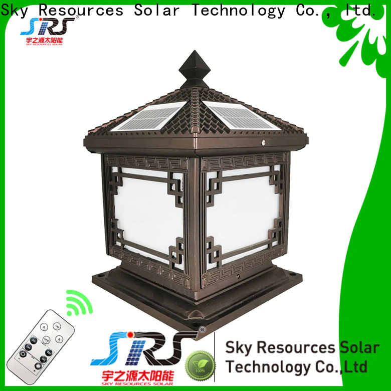 SRS Latest solar lights for patio pillars suppliers for home use