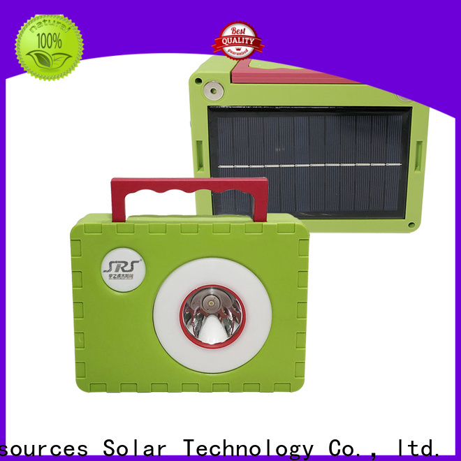 SRS 50w wireless solar flood lights for business for outside