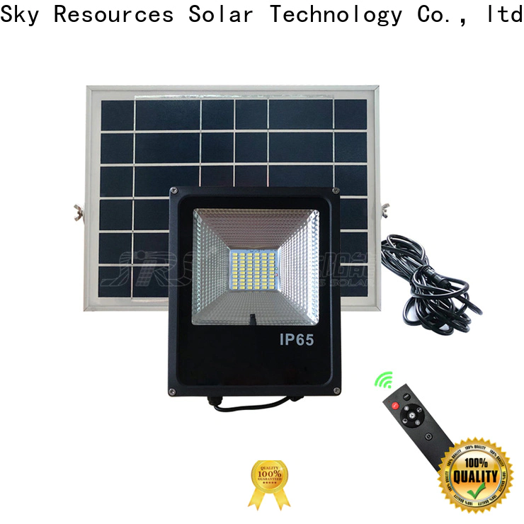 SRS brightest solar twin head floodlight manufacturers for home use