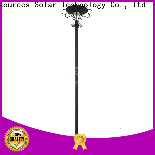 Custom solar powered garden lights lamp company for posts