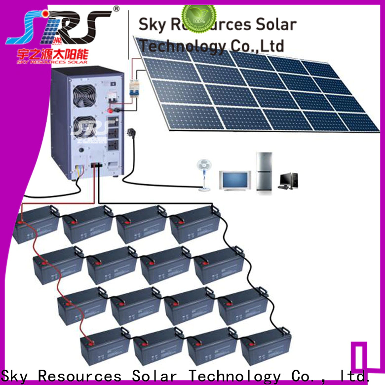 SRS Best home solar panel system factory for public lighting