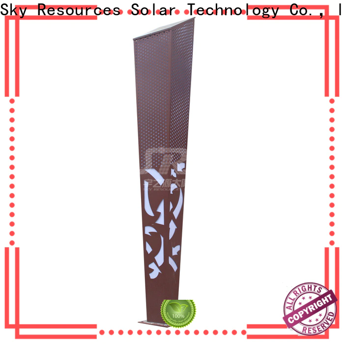 SRS powerful tall solar garden lights for business for walls