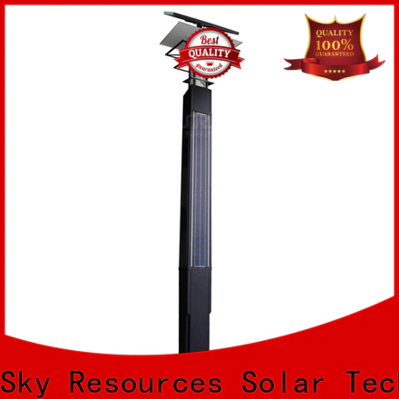 SRS Wholesale solar garden lamp post factory for shady areas