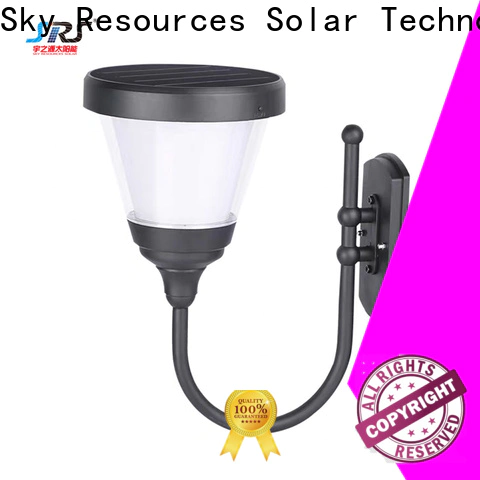 Custom outdoor wall mounted solar lights black manufacturers for school