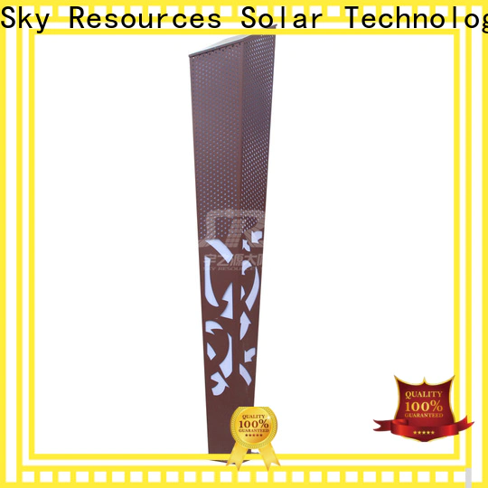 Custom outdoor solar post lights stainless for business for trees