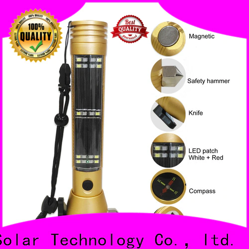 New solar panel torch light hammer supply for pathway