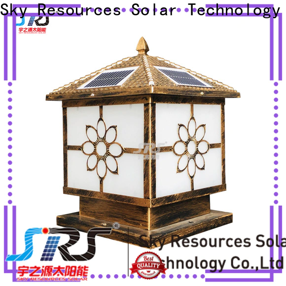SRS yzycp0841004z solar lights for brick pillars company for pathway