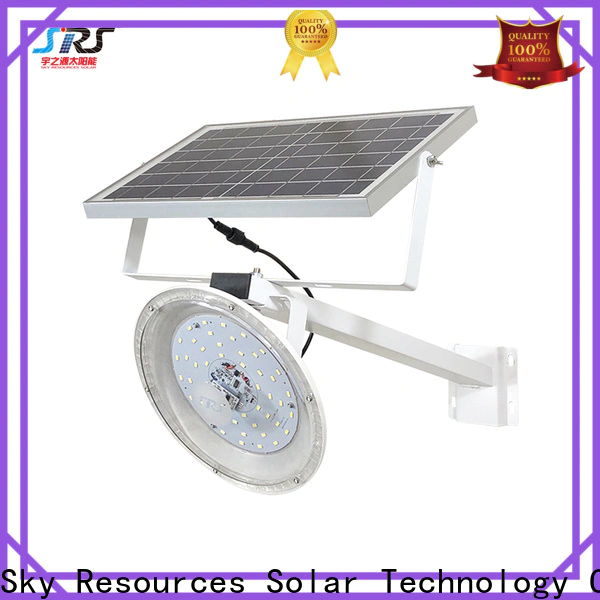 SRS integrated solar street lantern factory for fence post