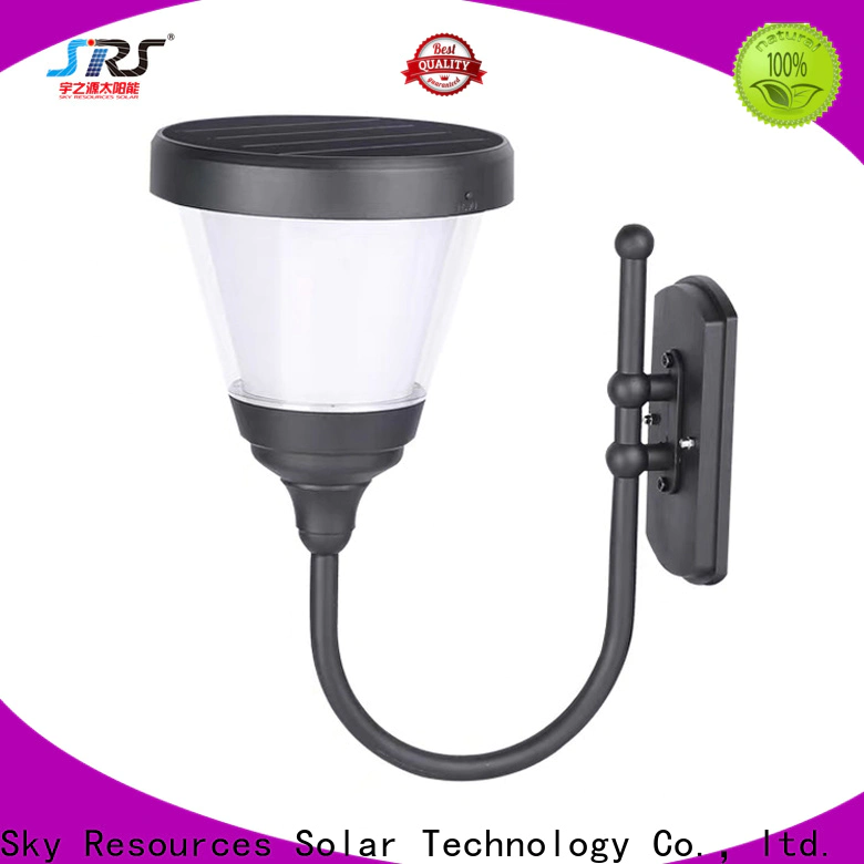 SRS Best solar led wall light factory for home