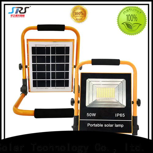 SRS High-quality wireless solar flood lights supply for outside