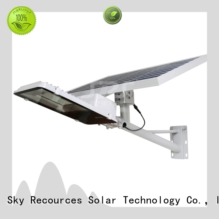 SRS cheap solar led street light with lithium battery for fence post