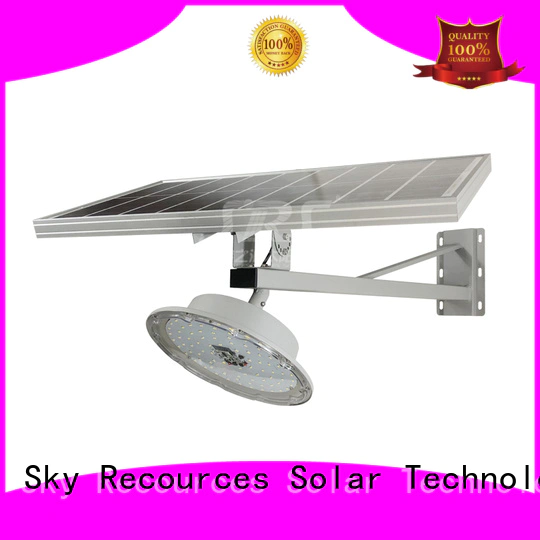 SRS semi-integrated solar street light with battery for flagpole