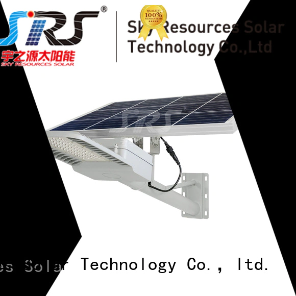 bifacial decorative solar street lights with battery for fence post