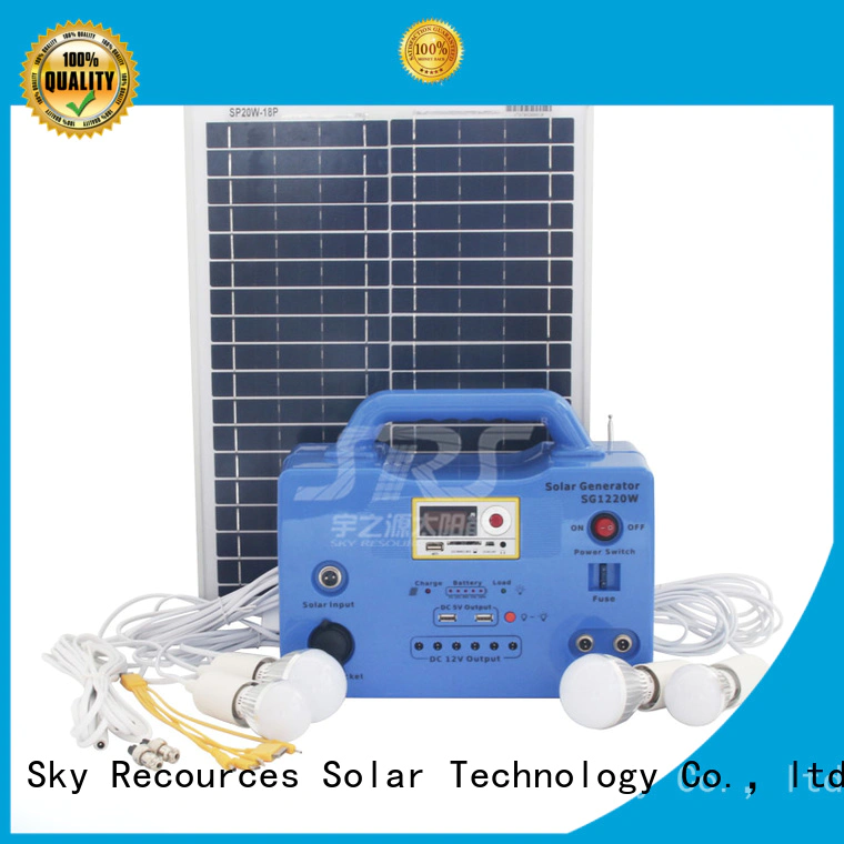 solar power system application for public lighting SRS