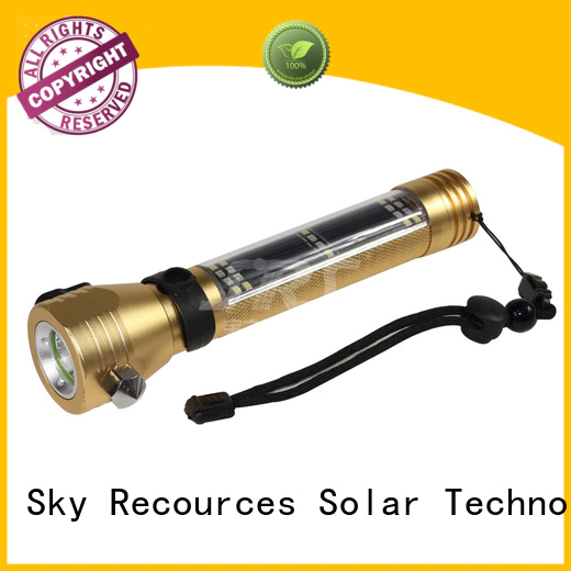 SRS automatic hybrid solar powered flashlight online service‎ for pathway