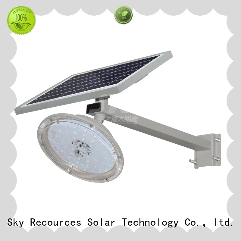 SRS solar light manufacturer with battery for flagpole