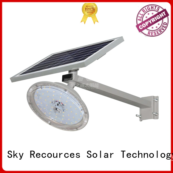 SRS waterproof solar light manufacturer with battery for fence post