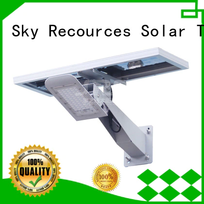 SRS fix decorative solar street lights with battery for garden