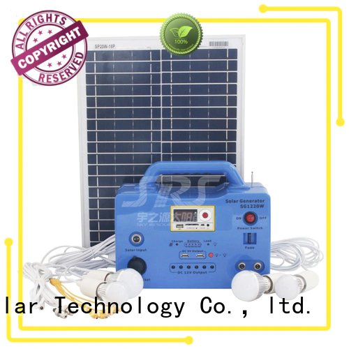 SRS portable solar home lighting system factory for home