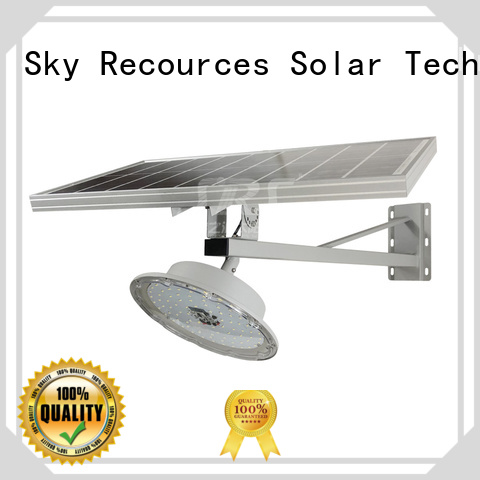 SRS integrated solar led street light diagram for flagpole