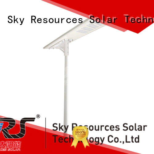 SRS install solar energy street light with remote for garden