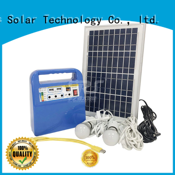 SRS install portable solar power system apply